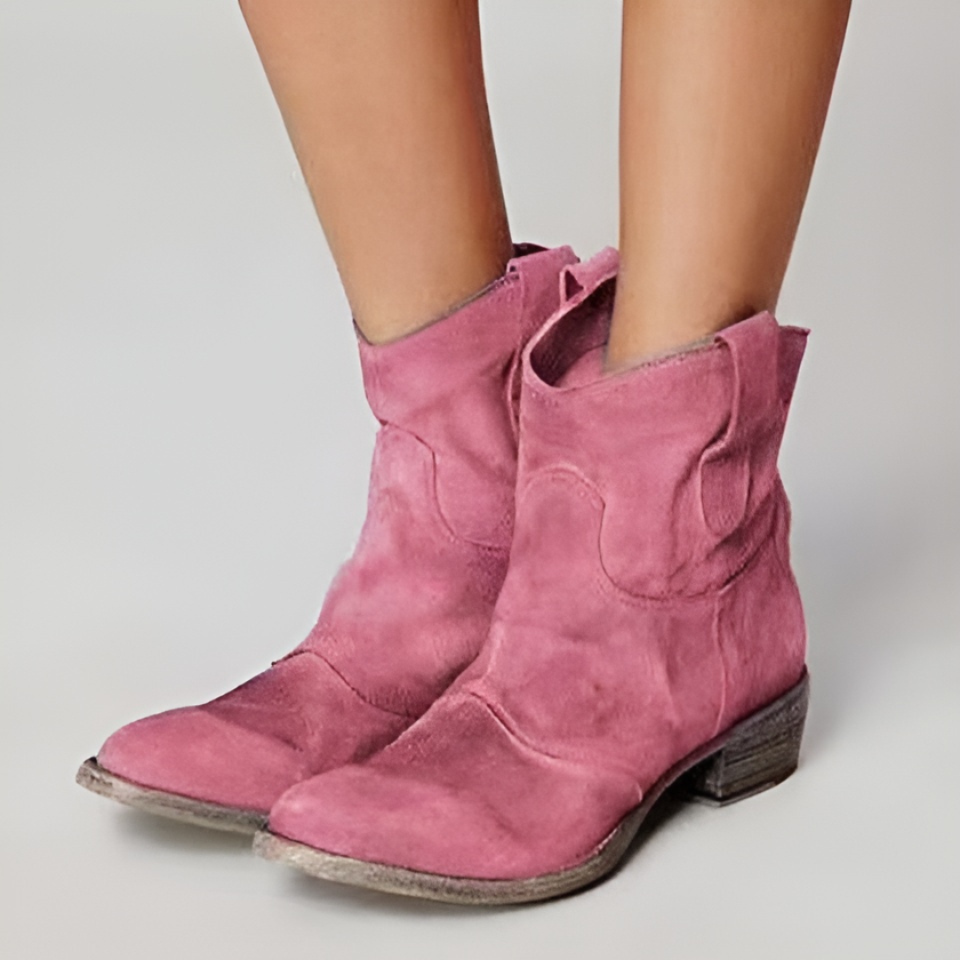 Camille | Bottines en Daim Élégantes & Confortables