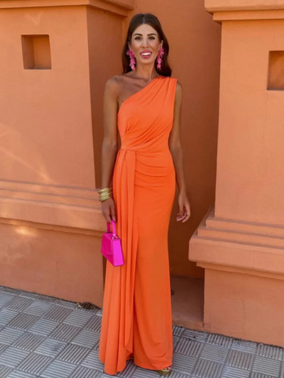 Lia™ | Robe Longue Asymétrique
