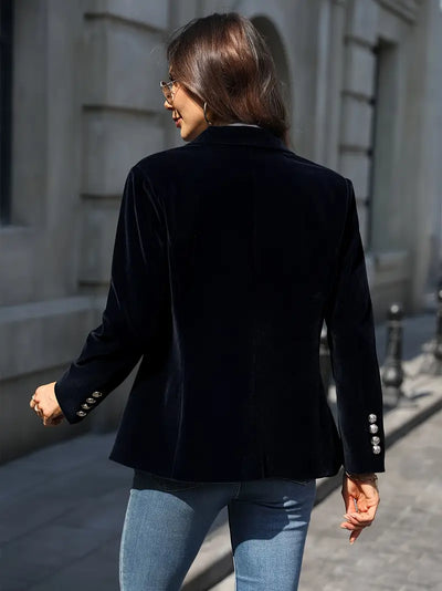 Isla | Blazer Élégant En Velours