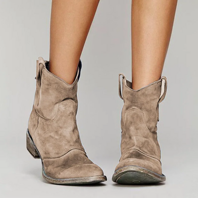 Camille | Bottines en Daim Élégantes & Confortables