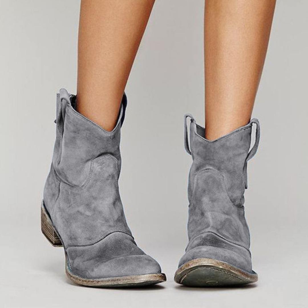 Camille | Bottines en Daim Élégantes & Confortables