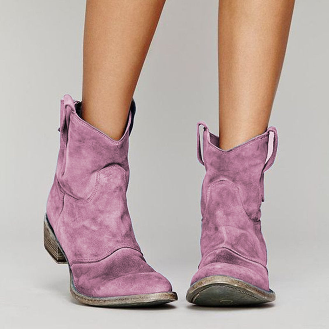 Camille | Bottines en Daim Élégantes & Confortables