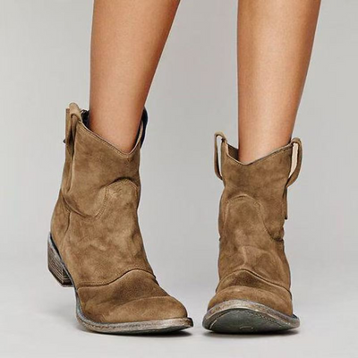 Camille | Bottines en Daim Élégantes & Confortables