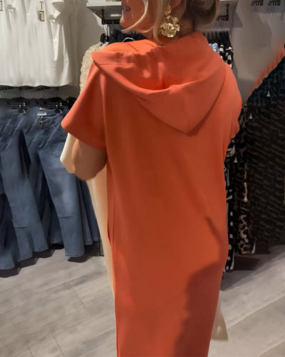 Élise | Robe décontractée à capuche