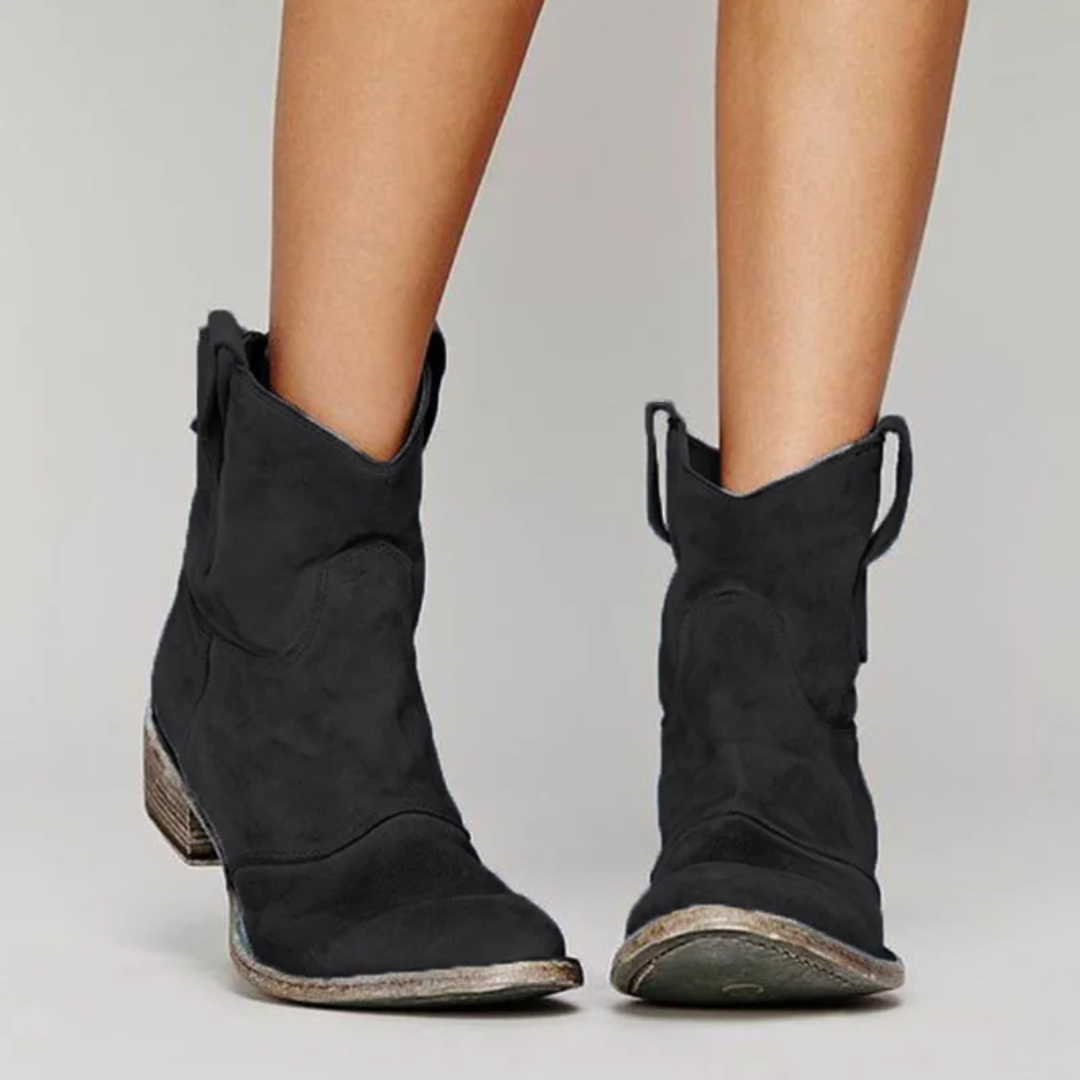 Camille | Bottines en Daim Élégantes & Confortables