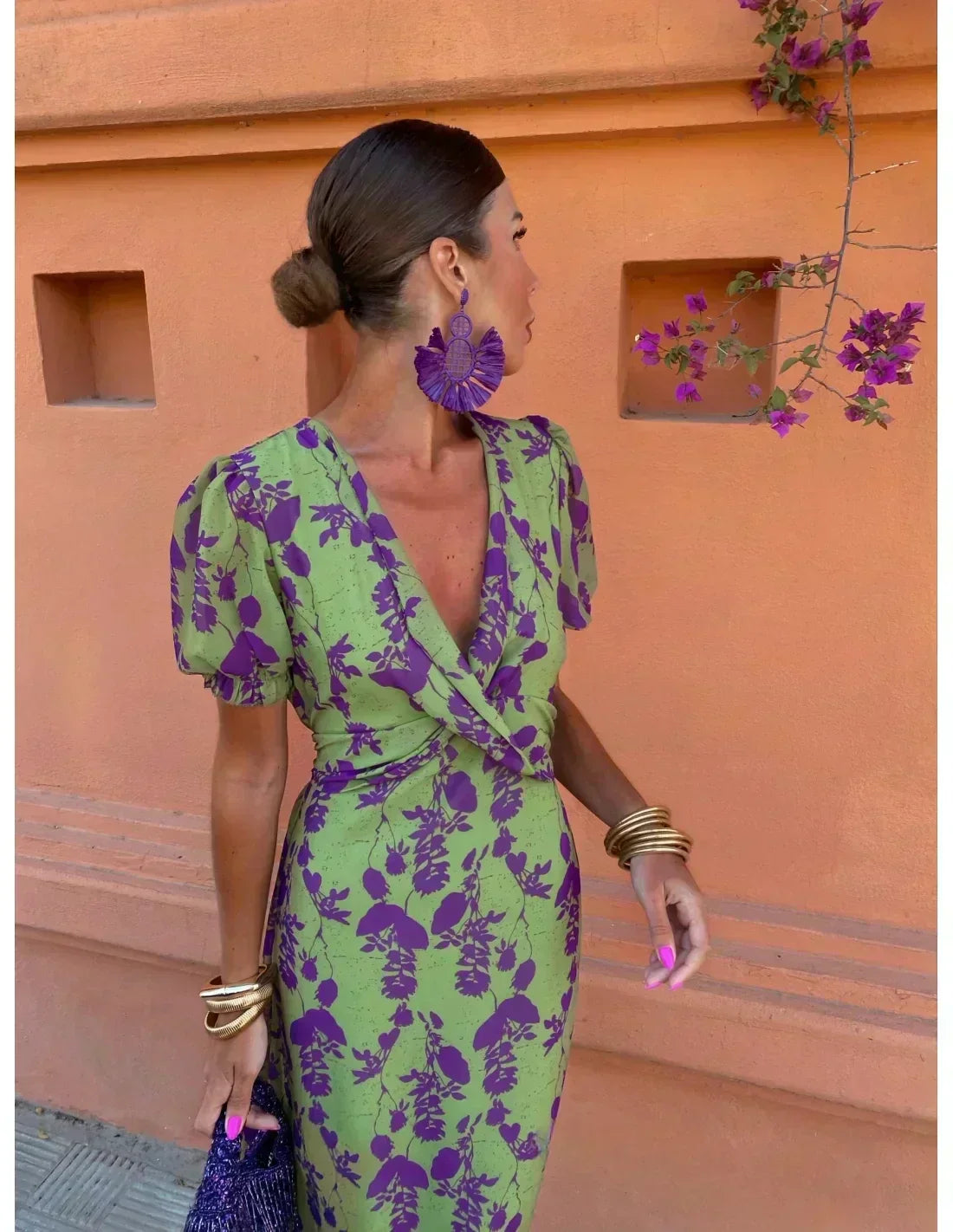 Melys | Robe élégante imprimée