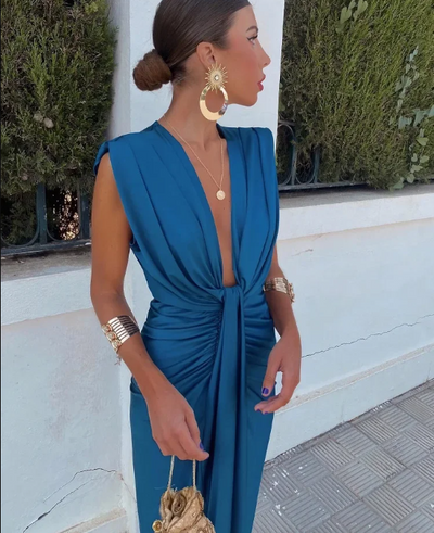 Crocetta™ | Robe Élégante Décolletée