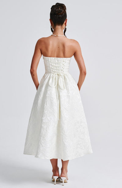 Robe Midi Jacquard Sans Manches L’atelier D’amélie
