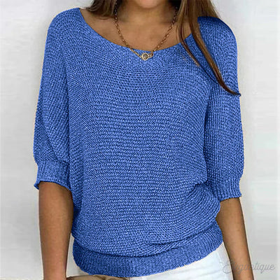 Fleur - Top tricoté décontracté