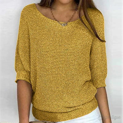 Fleur - Top tricoté décontracté